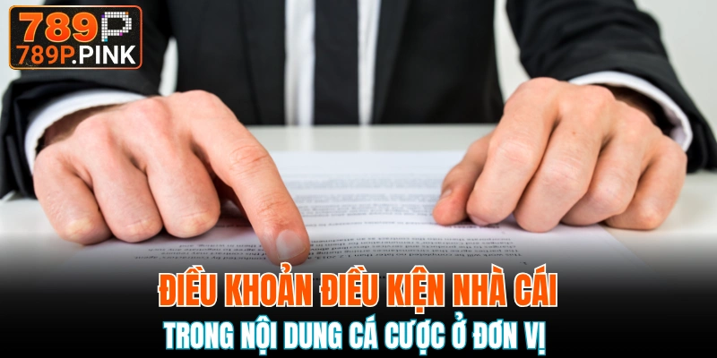 Điều Khoản Và Điều Kiện 789P Có Gì Đặc Biệt Không? 5 Nội dung cá cược cần tuân thủ theo quy định nào của đơn vị